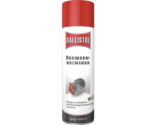 BALLISTOL Bremsenreiniger 4x500ml Spray, Teilereiniger im 4er Pack