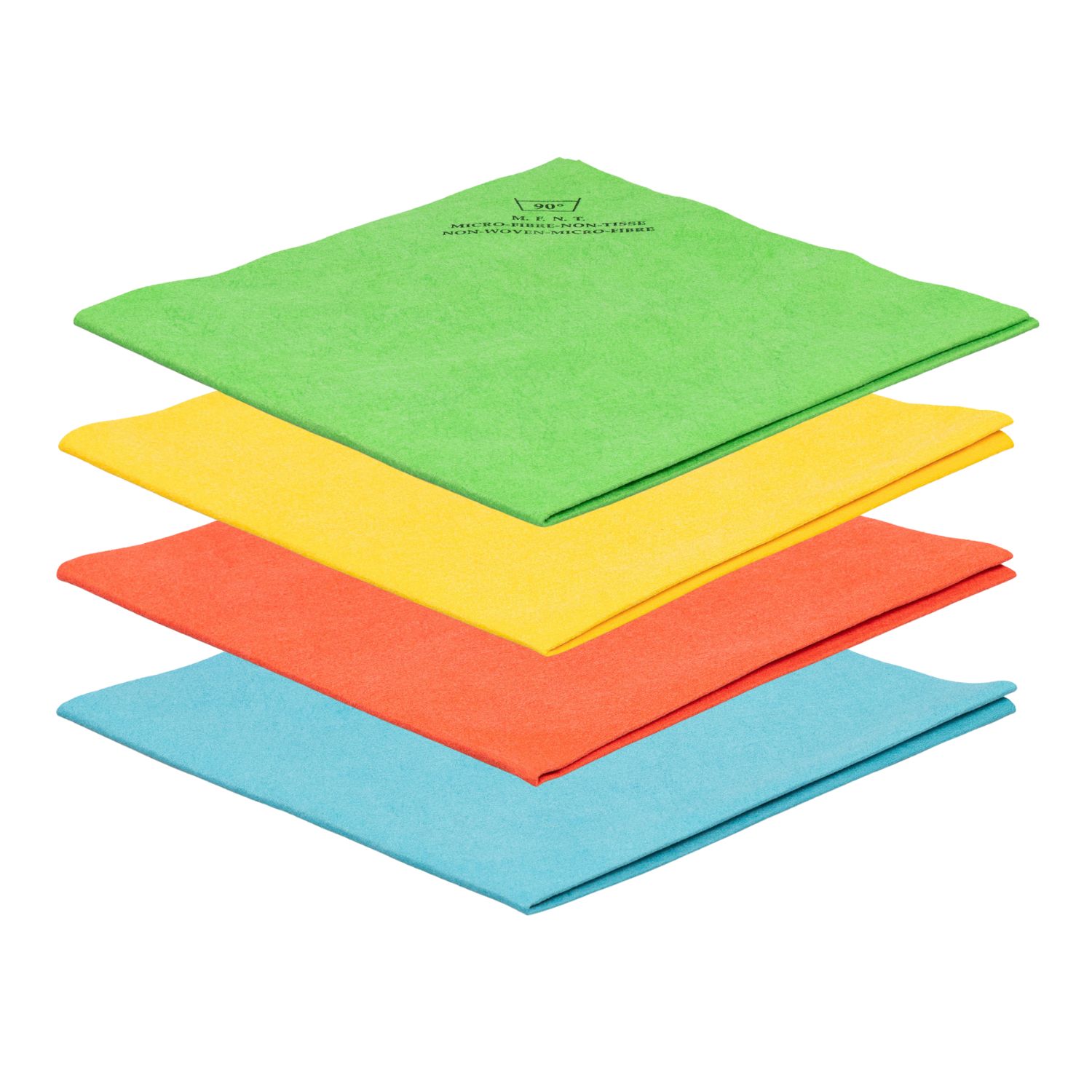 Mikrofasertuch Nonwoven 40 x 38 cm, 10 Stück, versch. Farben