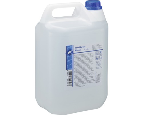 Destilliertes Wasser 5 L, volldemineralisiert