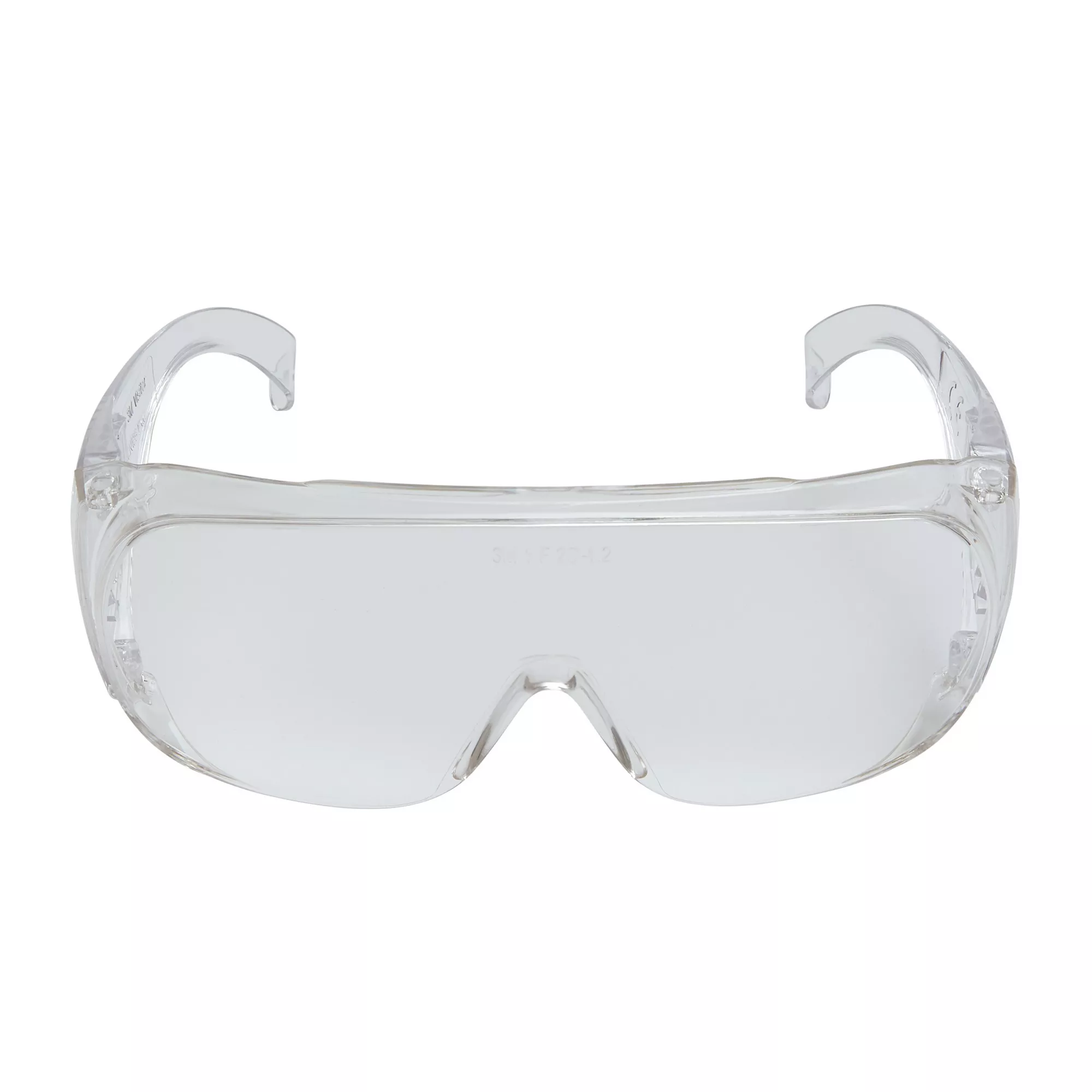 Überbrille transparent, mit integrietem Brauen- und Seitenschild