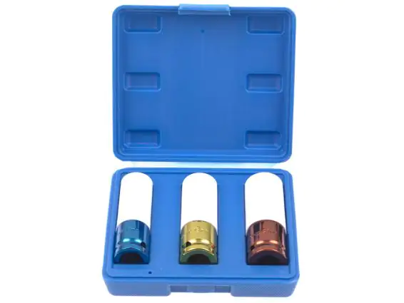 Steckschlüsseleinsätze für Alufelgen 1/2 Zoll, 17, 19, 21 mm