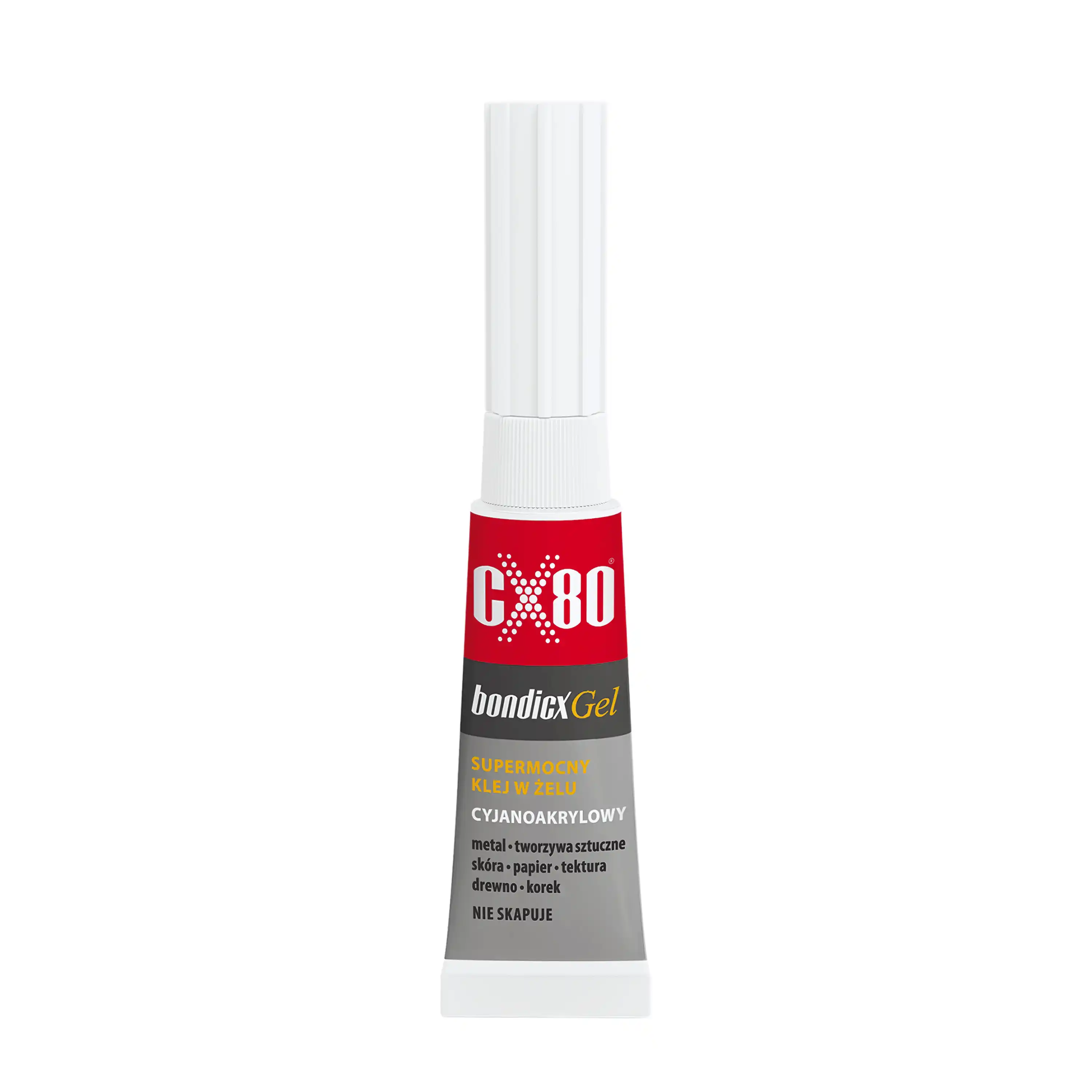 CX80 Hochfester Sekundenkleber 3g Tube,  Bondicx Allzweckkleber Gel