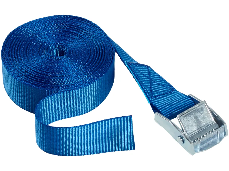Spanngurt mit Klemmschloss 25mm x 5m, DIN EN 12195-2 Zurrgurt