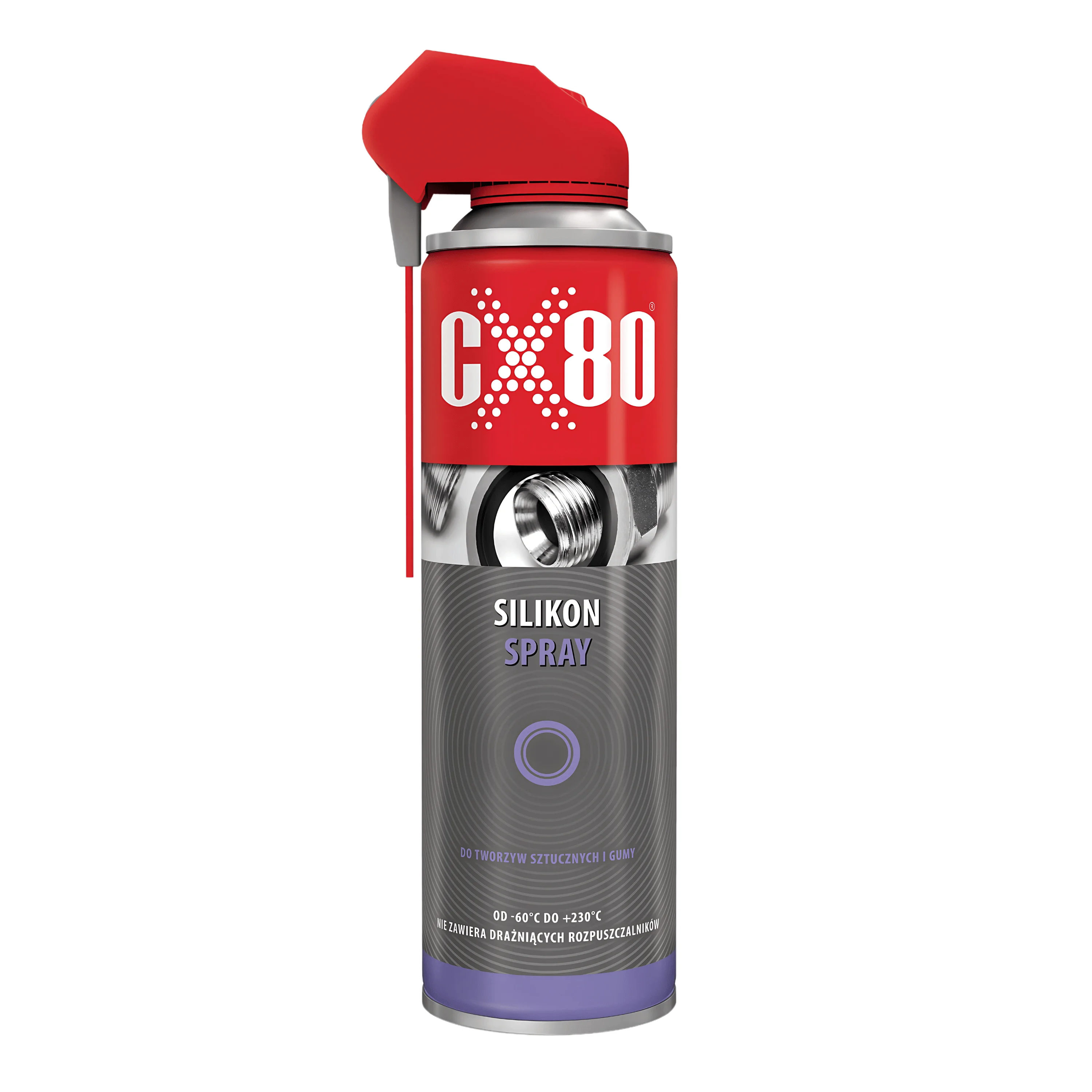 CX80 Silikonspray 500ml, Silikonschmiermittel für Kunstoff & Gummi